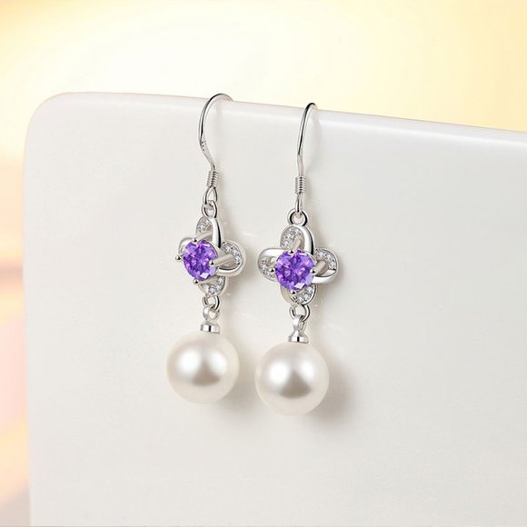 Pierced Pearl Earrings - Picture 5 of 7